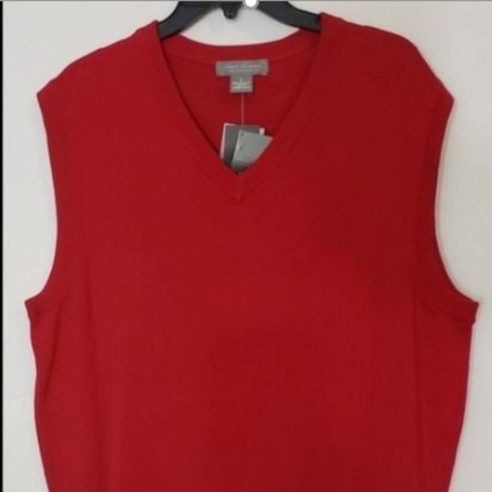Danielle Cremieux Red Sweater vest